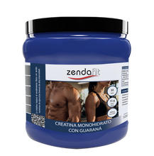Cargar imagen en el visor de la galería, Creatina Monohidrato con extracto seco de guaraná (sabor frutos del bosque) - 450 gramos