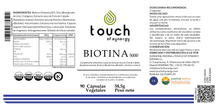 Cargar imagen en el visor de la galería, Biotina 5000µg - 90 cápsulas vegetales