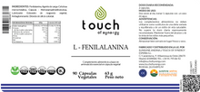 Cargar imagen en el visor de la galería, L-Fenilalanina. 90 cáps vegetales.