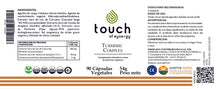 Cargar imagen en el visor de la galería, Cúrcuma Turmeric Complex 90 cáps (con jengibre y pimienta negra)