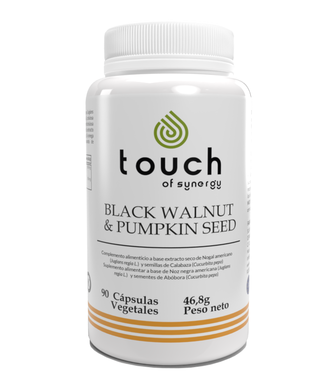 Black Walnut & Pumpkin Seed (Nogal negro y semillas de calabaza) - 90 cápsulas vegetales