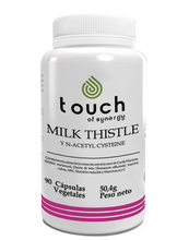 Cargar imagen en el visor de la galería, Milk Thistle and N-Acetyl-Cysteína (Cardo Mariano) - 90 cápsulas
