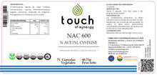 Cargar imagen en el visor de la galería, NAC 600 N-Acetyl Cysteine - 75 cápsulas vegetales
