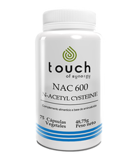 Cargar imagen en el visor de la galería, NAC 600 N-Acetyl Cysteine - 75 cápsulas vegetales
