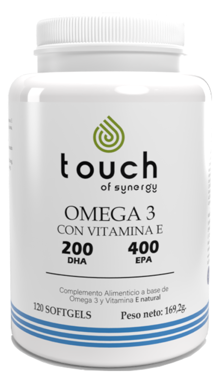 Omega 3 con Vitamina E .