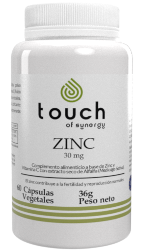 Zinc 30 mg - 60 cápsulas vegetales