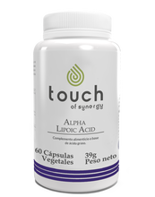 Cargar imagen en el visor de la galería, Acido Alpha lipoico 500mg, 60 cápsulas vegetales
