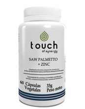 Cargar imagen en el visor de la galería, Saw Palmetto + Zinc - 60 cápsulas vegetales
