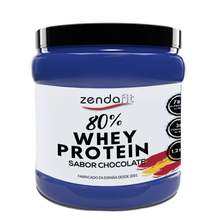 Cargar imagen en el visor de la galería, Whey Protein 80% ( Proteína de Suero de leche aislada al 80%) 1.200gr
