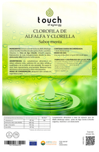 Cargar imagen en el visor de la galería, Clorofila de Alfalfa y Clorella (Sabor limón y menta) - Bolsa 150 gramos
