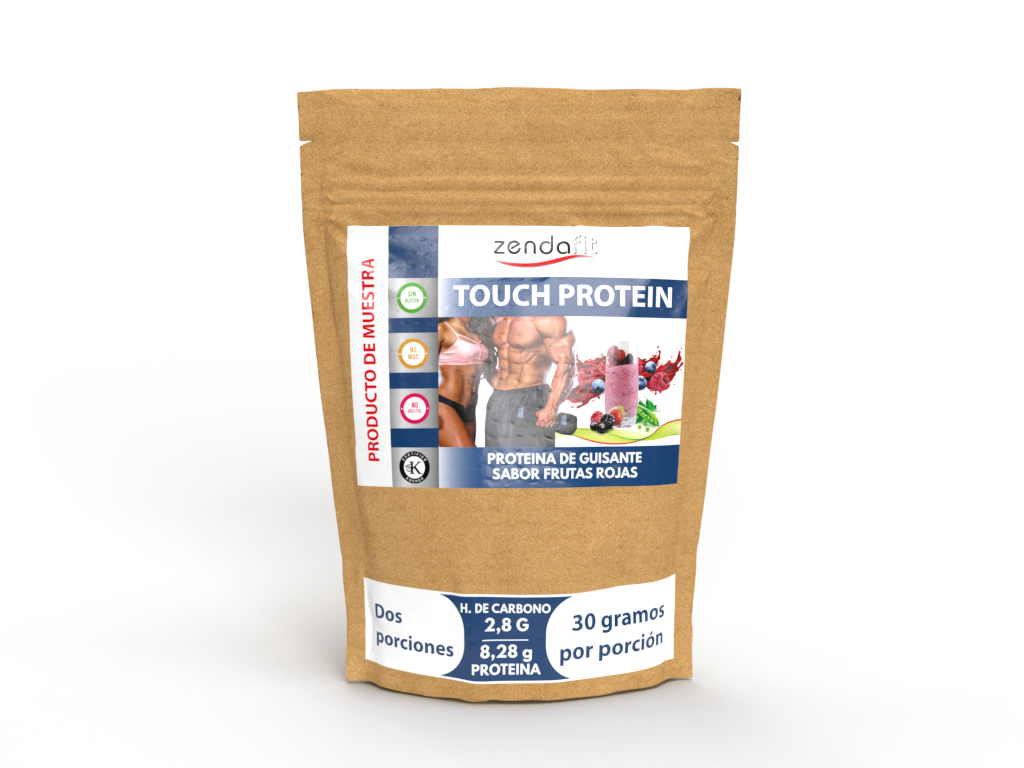 Touch Protein Frutas Rojas MUESTRA - 2 Porciones de 30 gramos