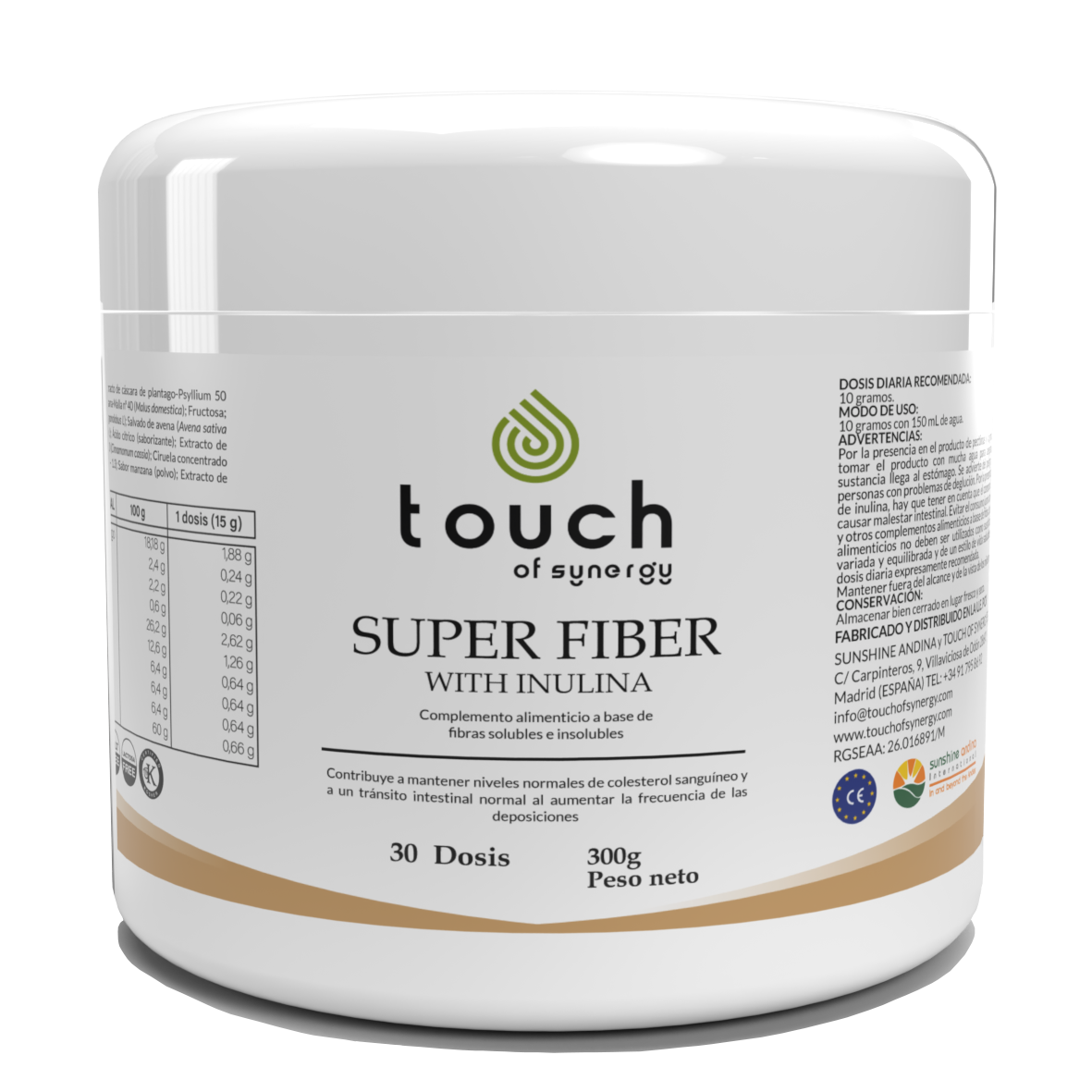 Super Fiber con Inulina - 300 gramos