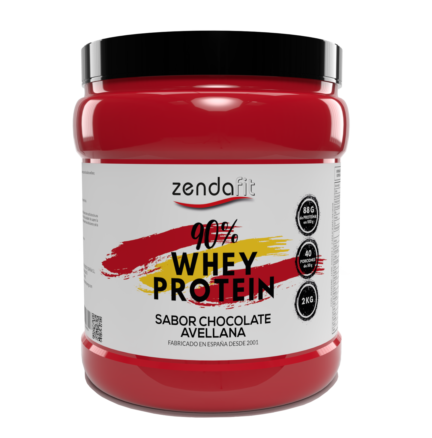Whey Protein 90% (Proteína aislada de suero de leche) - 2000 gramos