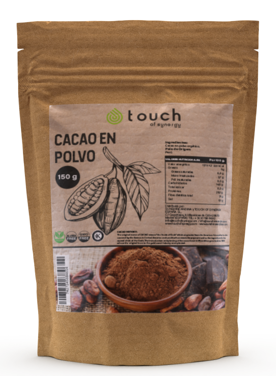 Cacao en polvo orgánico sin gluten (150 grs)